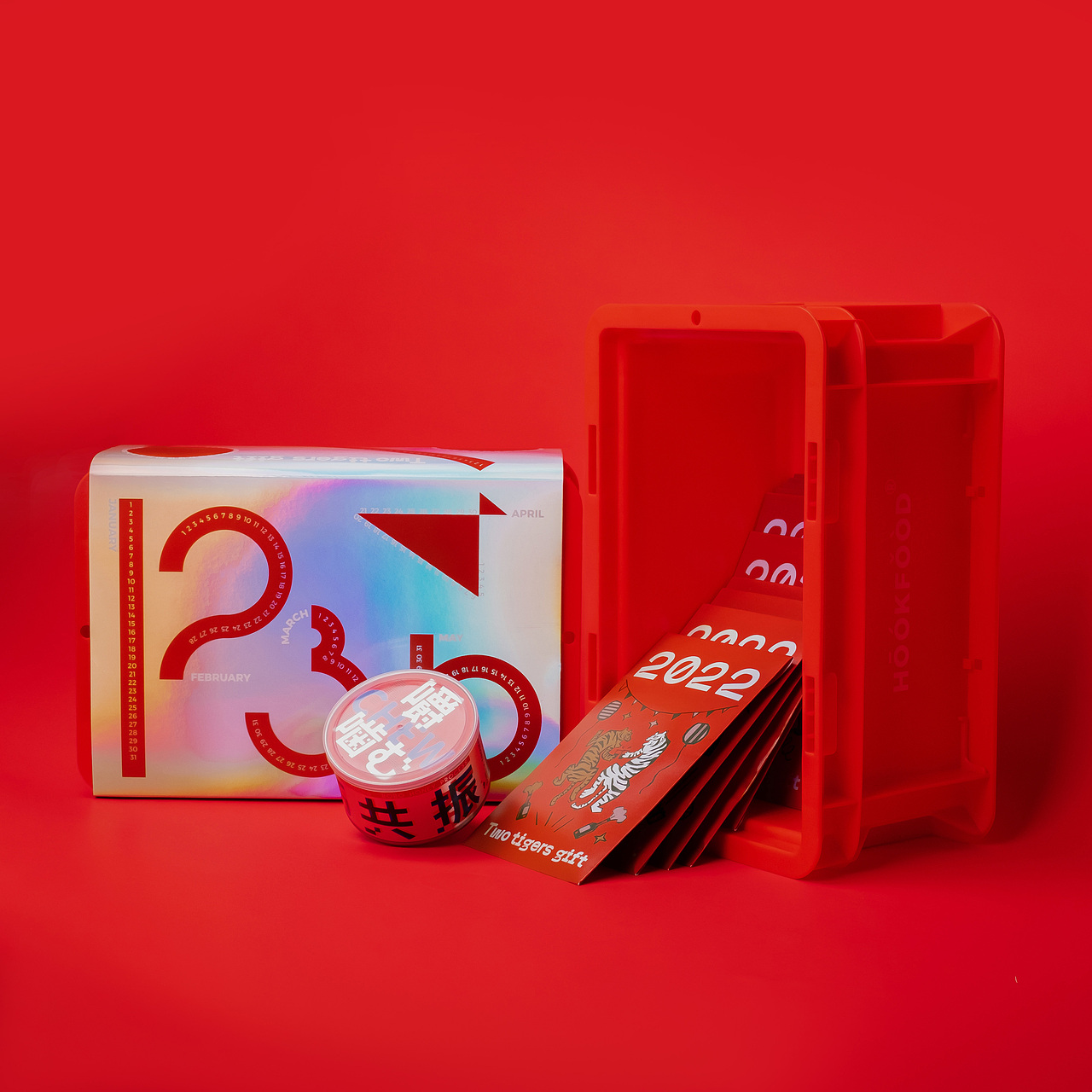 大食 | 两只老虎·小红盒 | 新年礼（图ZMjg1NjQ4ODEy） - 包装 - 站酷设计师大食设计商店原创素材 - 站酷ZCOOL