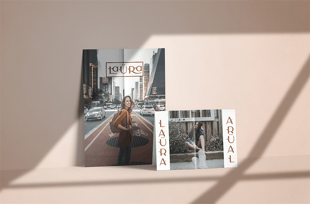 Camelia Sans-独特的花朵植物树叶英文字体设计