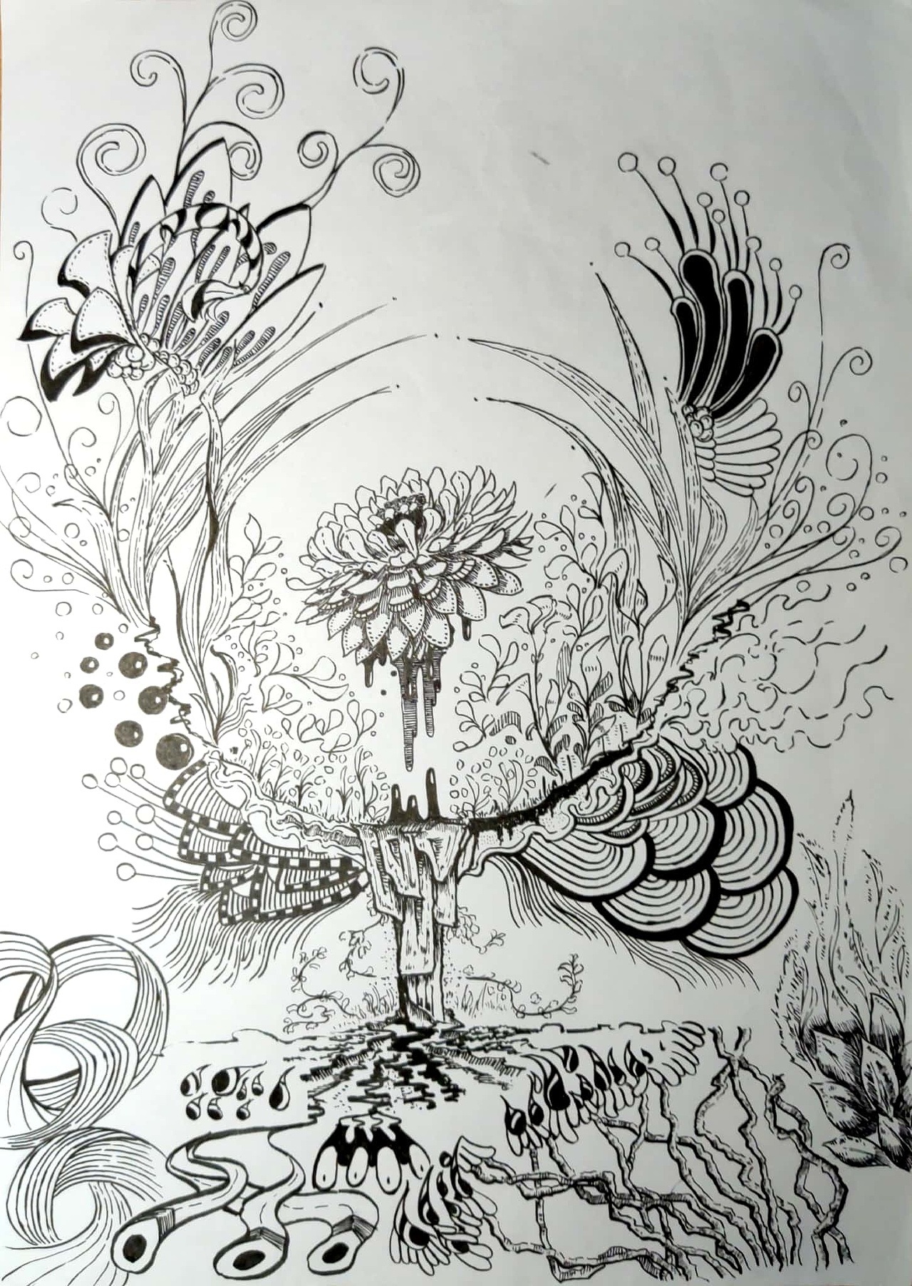 近期针管笔手绘作品合集