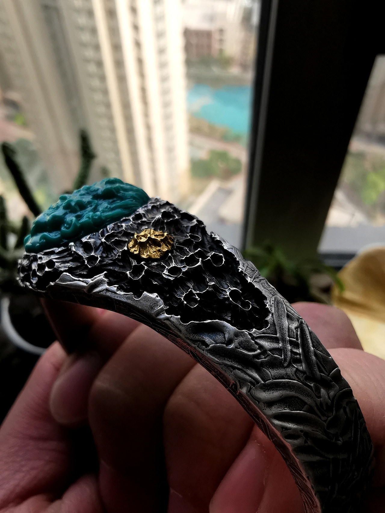 当流淌肌理遇上陨石坑