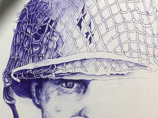 圆珠笔，ZHC久儿手绘（个人主页-ZNDE1NzEwMDA=） - 绘画 - 站酷设计师ZHC荆棘艺原创素材 - 站酷ZCOOL