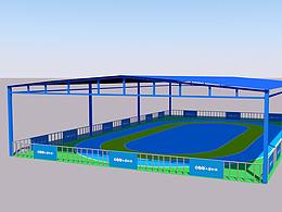 兒童輪滑室外場地效果圖