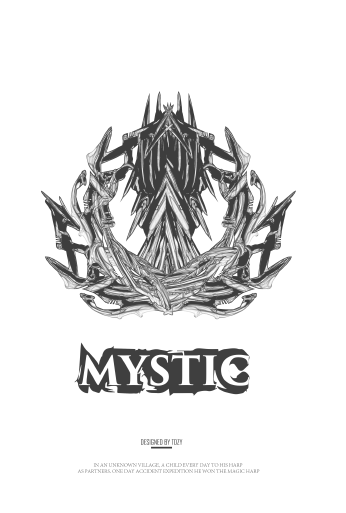 百图斩之SLOGAN 设计：MYSTIC！！！（第九十七斩）（图ZMzUwNzc4NTY=） - 游戏UI - 站酷设计师tdzy原创素材 - 站酷ZCOOL