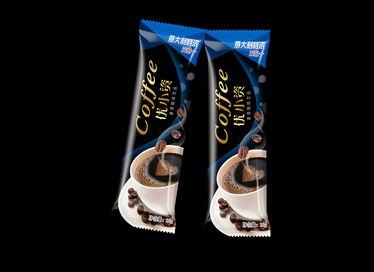 优小资咖啡品牌包装设计