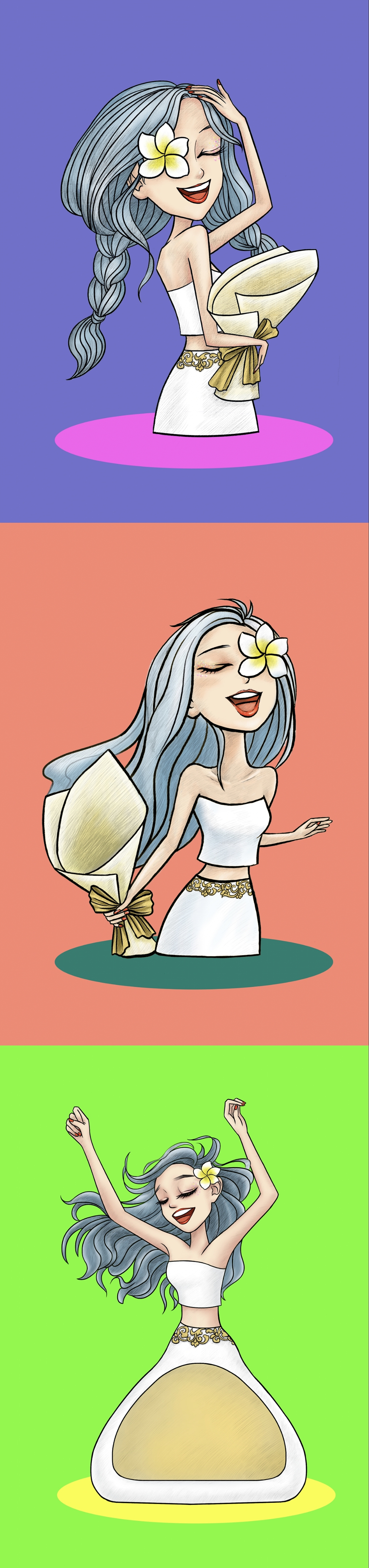 摆件设计 | 爱笑的女孩（图ZMjY4NzE2NTYw） - 商业插画 - 站酷设计师田田圈插画原创素材 - 站酷ZCOOL