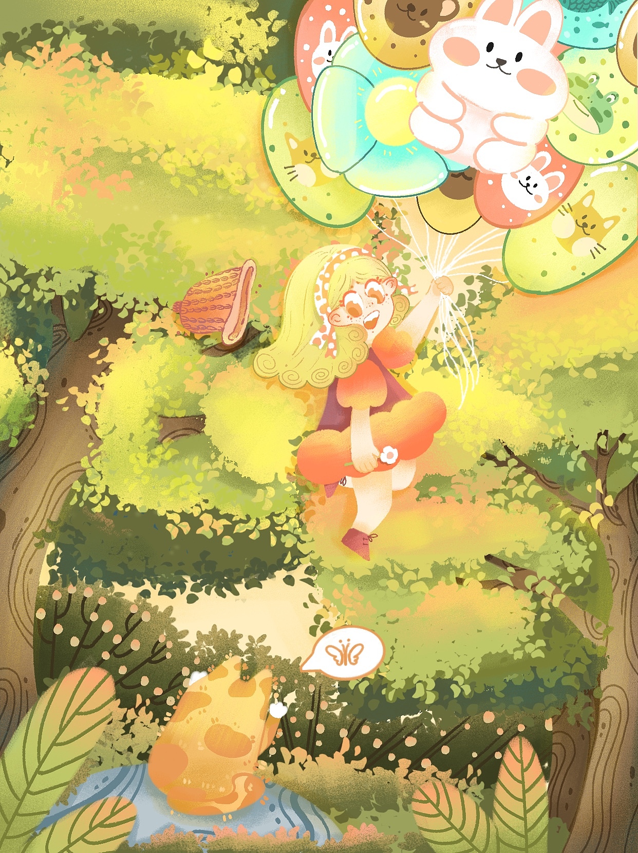 春日画报系列插画（图ZMzQxMDc5MTc2） - 其他平面 - 站酷设计师大祝很烦原创素材 - 站酷ZCOOL