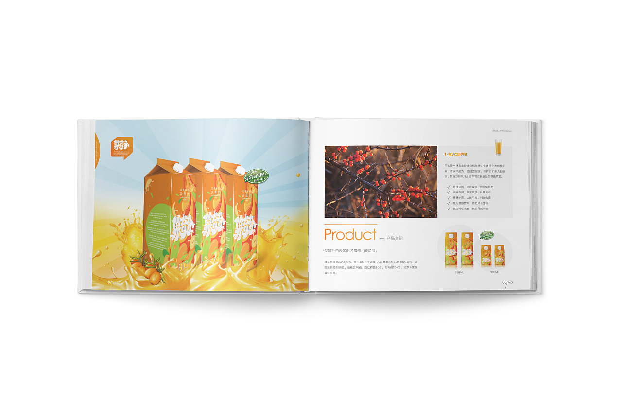 果汁画册饮料画册产品画册时尚