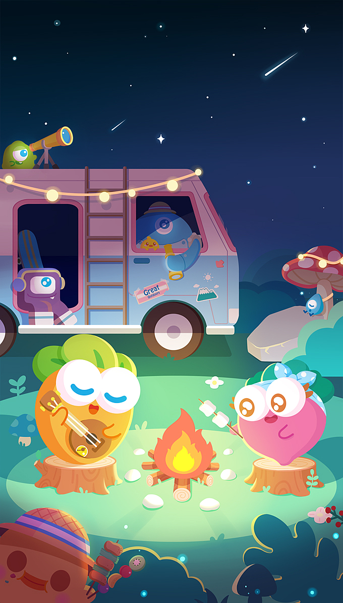 工作图/2019部分插画（图ZMTkxNjc4NjEy） - 商业插画 - 站酷设计师胡桃啾原创素材 - 站酷ZCOOL