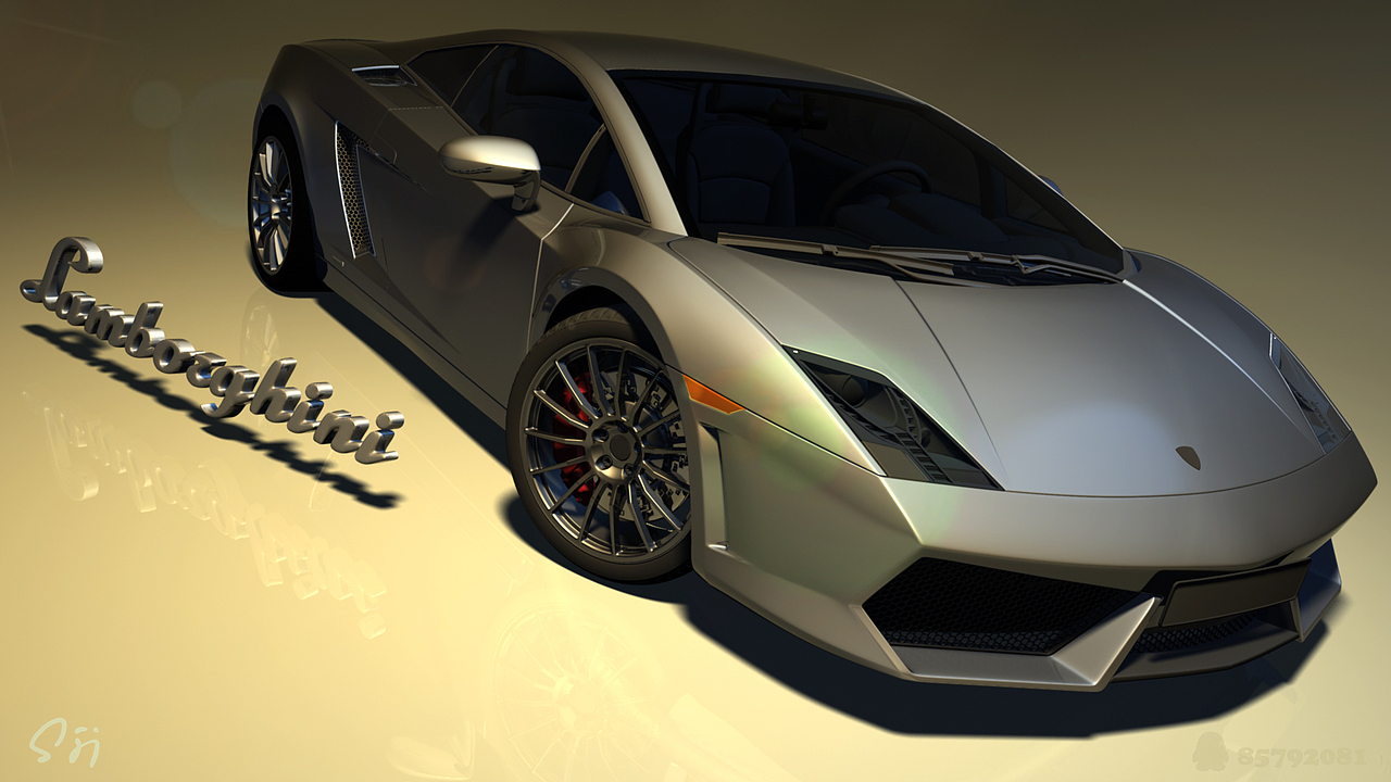 年前最后一发。兰博基尼盖拉多。。（图ZODI2ODg3Ng==） - 机械/交通 - 站酷设计师_海绵身上好多洞原创素材 - 站酷ZCOOL