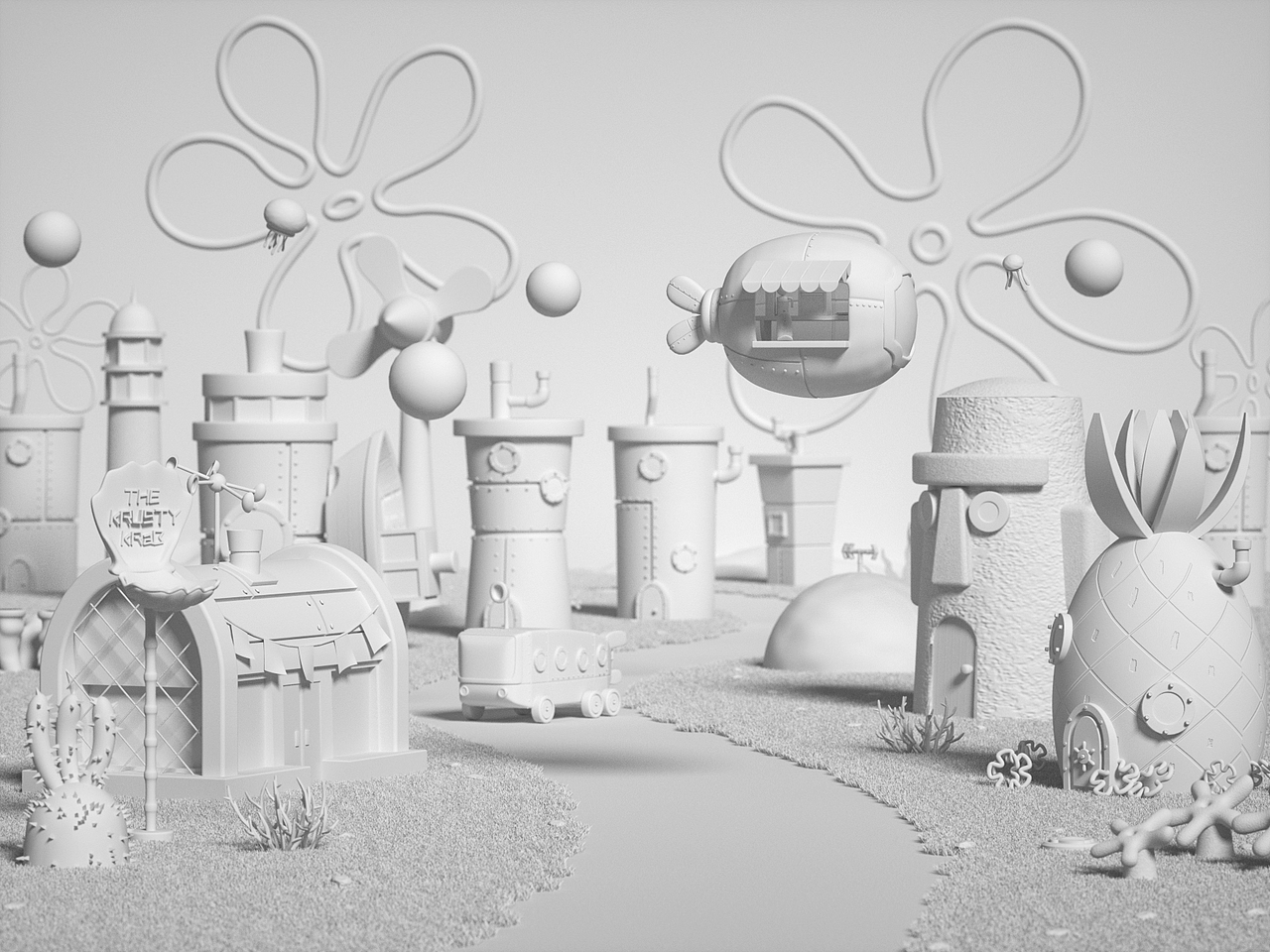 2020年新作《海绵宝宝》3D版 用三维重塑童年（图ZMTkzMjA5OTMy） - 动画/影视 - 站酷设计师闫天贺原创素材 - 站酷ZCOOL