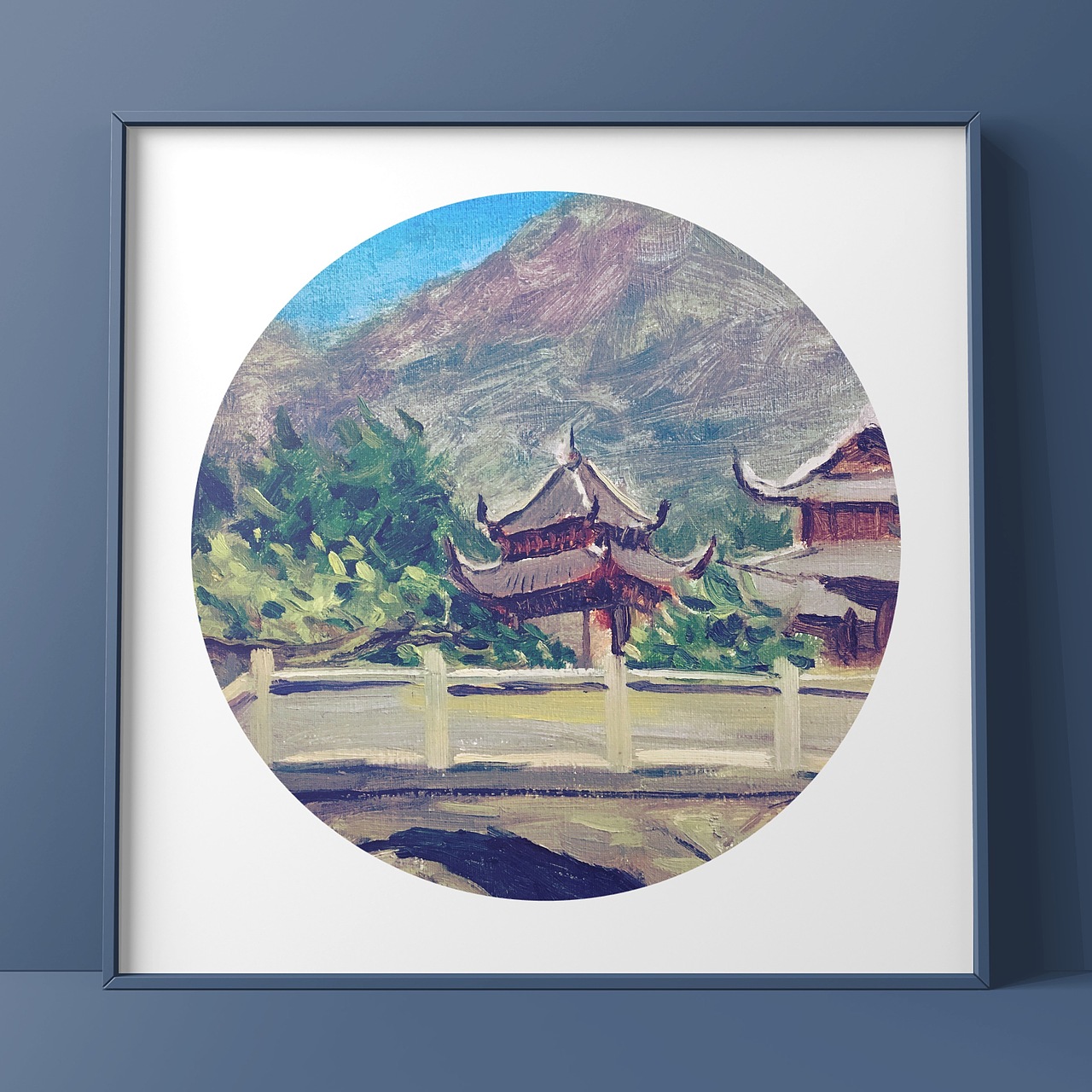 油畫九連畫（圖ZNzc4NjUxNDA=） - 繪畫 - 站酷設計師殷偉原創(chuàng)素材 - 站酷ZCOOL