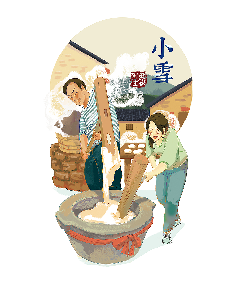 福建民俗二十四节气|插画|商业插画|的的的画册_原创作品-站酷zcool