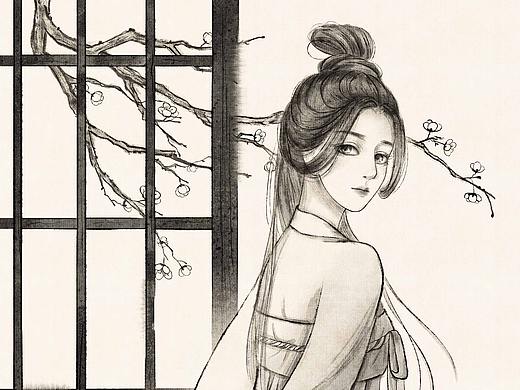 黑白水墨系列（个人主页-ZNDc5MDEwODA=） - 商业插画 - 站酷设计师绯晚不晚原创素材 - 站酷ZCOOL