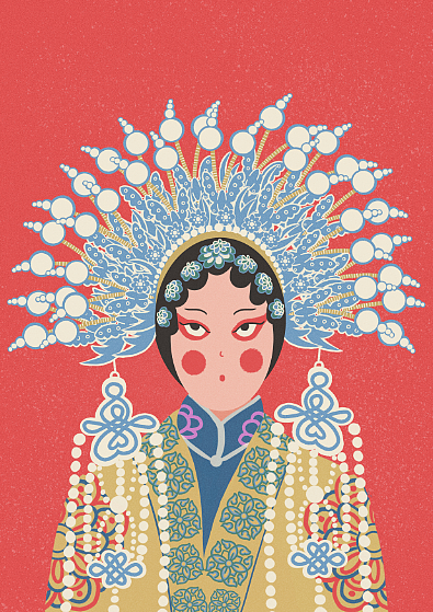 京剧插画系列一