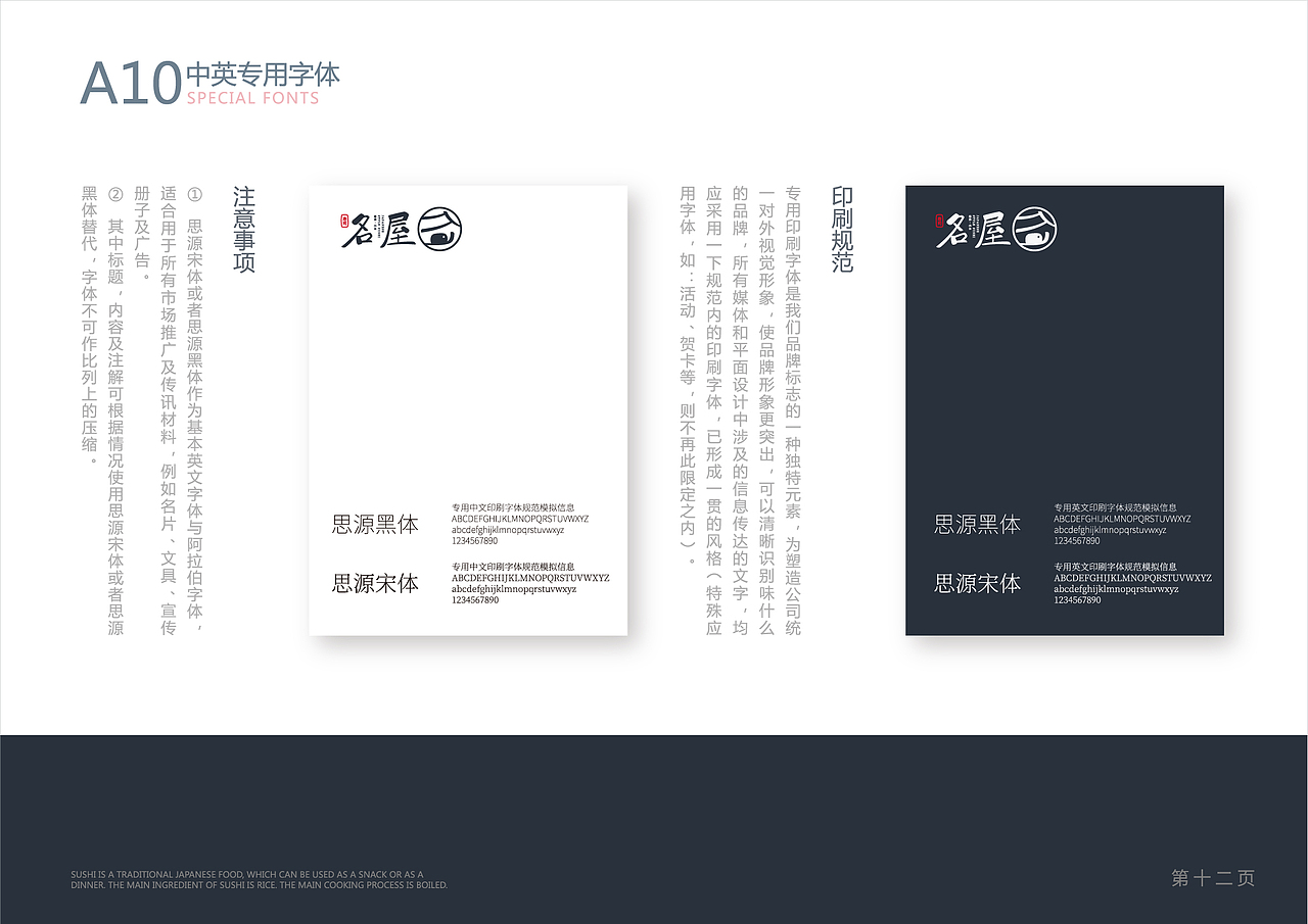 名屋寿司品牌VI（图ZMTUzNjkzODM2） - 品牌 - 站酷设计师梁豪广原创素材 - 站酷ZCOOL