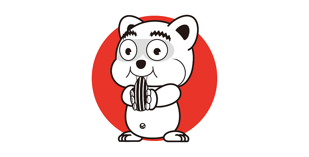 仓鼠形象IP设计 四视图