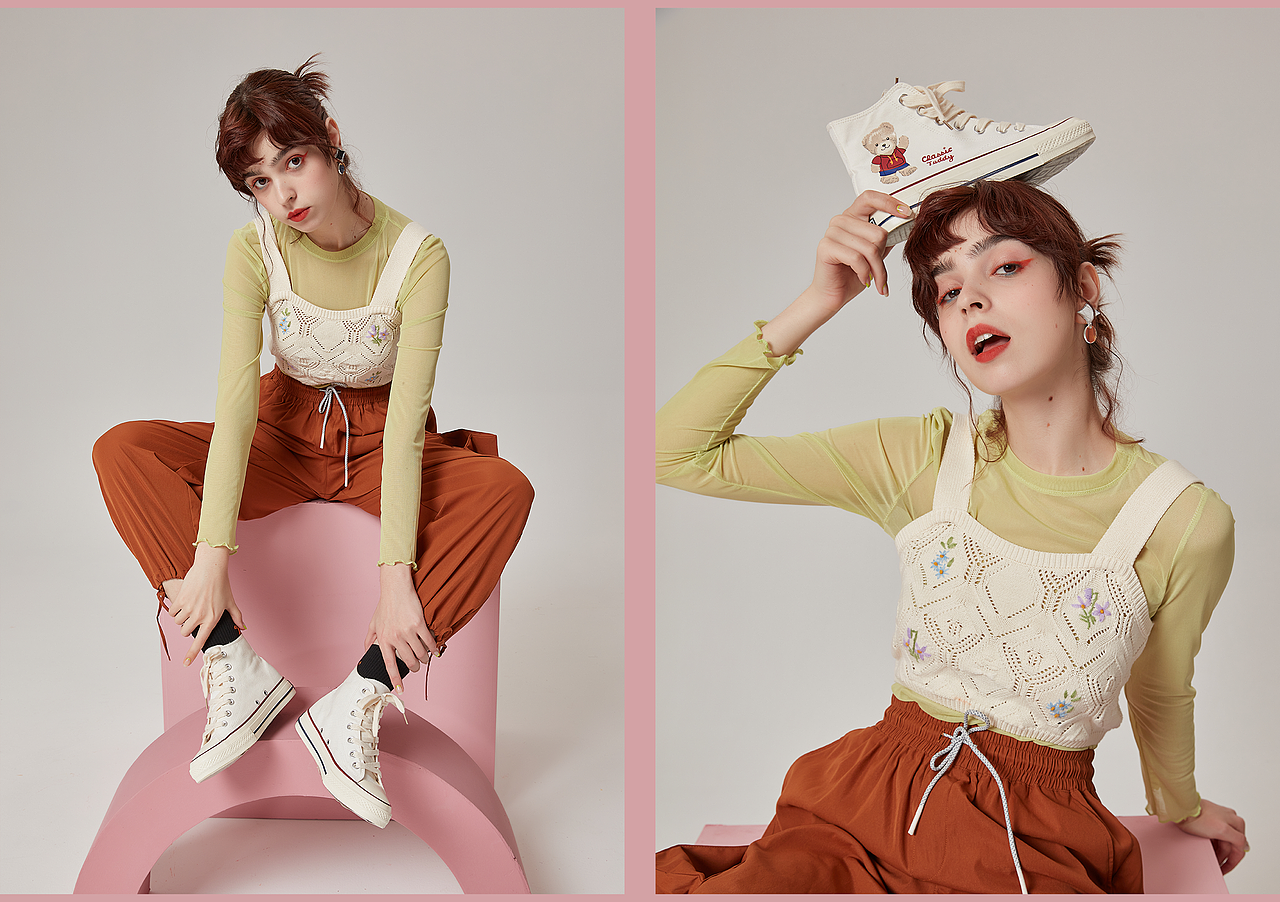 2021 | 少女女鞋 | 商业摄影 | POP（图ZMjY2NjYzMjI4） - 时尚/艺术摄影 - 站酷设计师黄艹艹原创素材 - 站酷ZCOOL