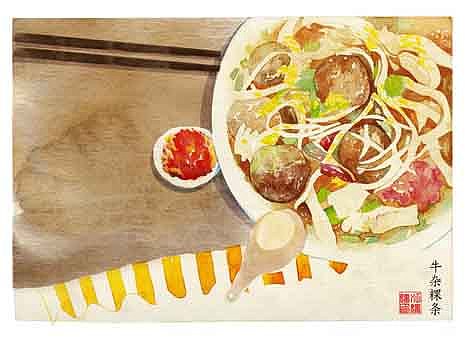 手绘美食之潮州（图ZMjA5OTQ5ODg=） - 商业插画 - 站酷设计师江多鱼原创素材 - 站酷ZCOOL