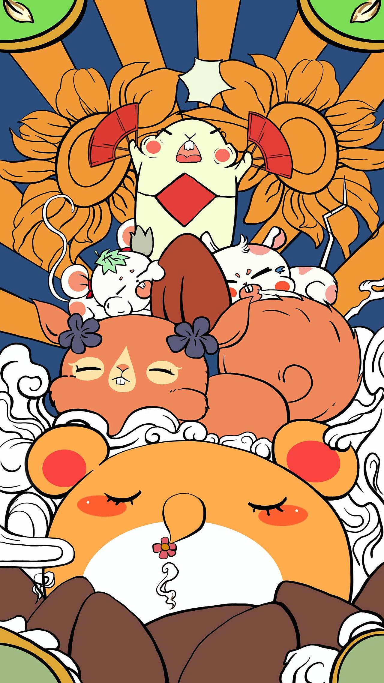 国潮插画（图ZMjMyNzQ1MTg4） - 创作习作 - 站酷设计师时榴原创素材 - 站酷ZCOOL