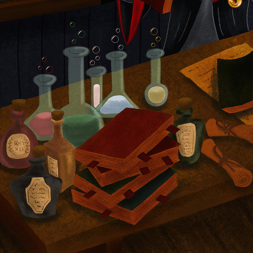 儿童插画 | 原创练习 — 《魔法学徒》