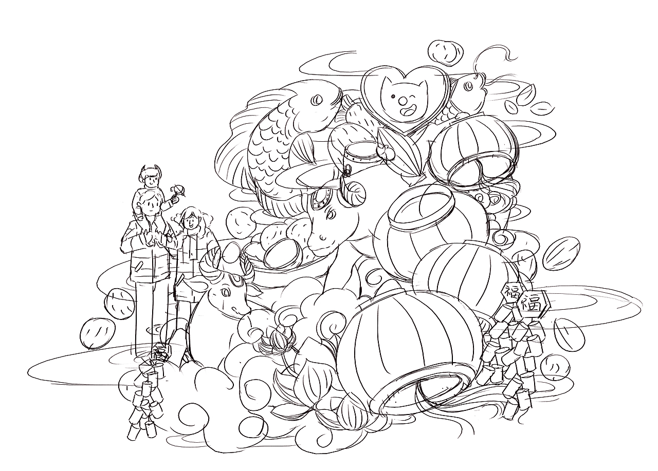 菁鱼设计 x Deyou德佑 包装插画（图ZMjUyODAwNDY4） - 商业插画 - 站酷设计师七的七原创素材 - 站酷ZCOOL