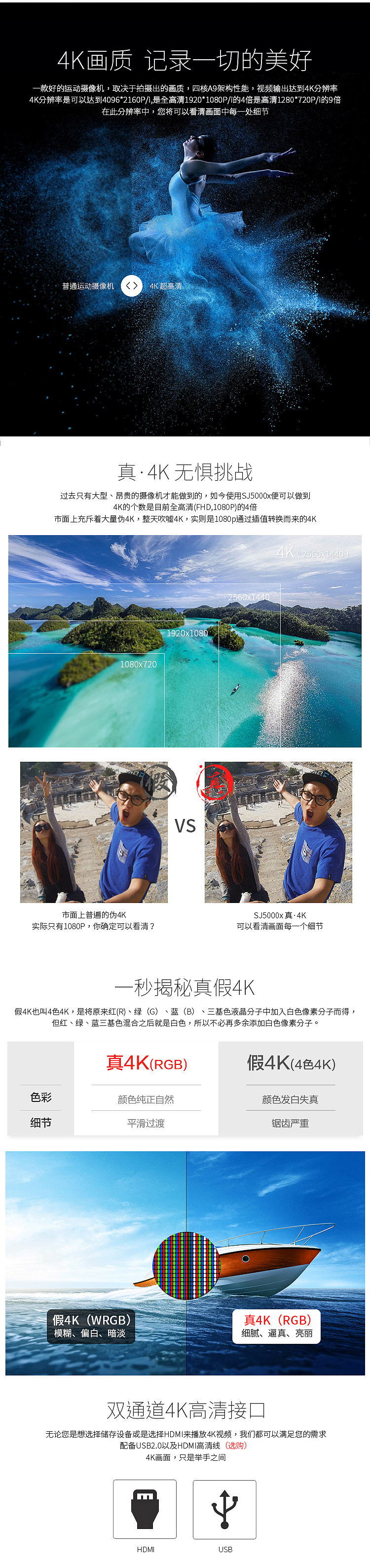 SJ5000X运动摄像机详情页（图ZMzgyMjY3NTY=） - 电商 - 站酷设计师66ki原创素材 - 站酷ZCOOL