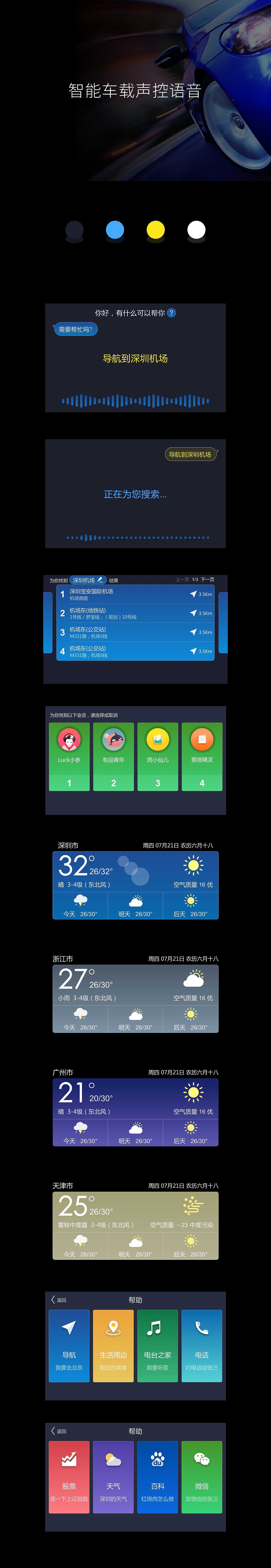 智能車載聲控語(yǔ)音（圖ZNjY5NzYxMjQ=） - 其他UI - 站酷設(shè)計(jì)師飛象過(guò)河原創(chuàng)素材 - 站酷ZCOOL