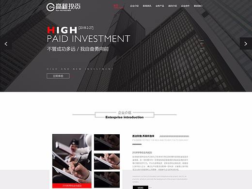 金融类-web设计