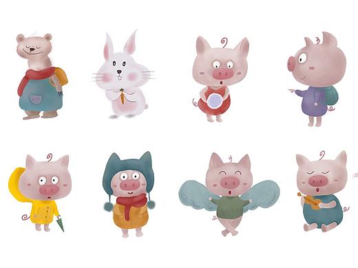 小猪系列创作