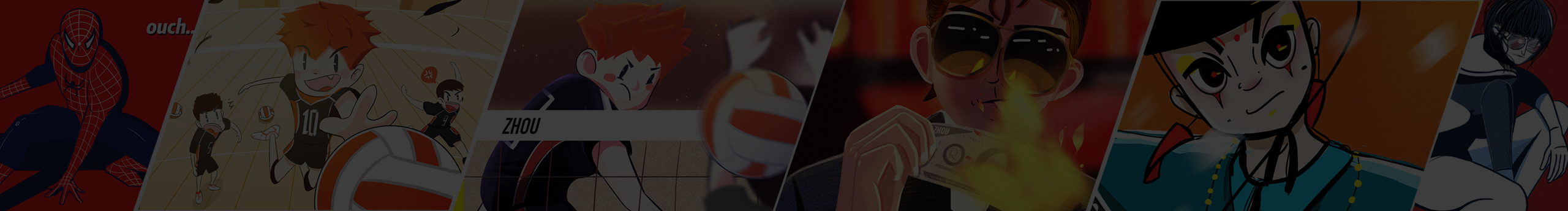 点点同学ZHOU的个人主页（封面预览） - 主页封面设置 - 站酷设计师点点同学ZHOU原创素材 - 站酷ZCOOL