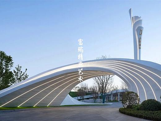 云南昆明万科公园城市大门及灯塔
