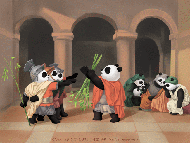 【每日一gif合集12】滚滚世界名画（111-120）（图ZOTA0MzE4NjQ=） - 艺术插画 - 站酷设计师阿尨原创素材 - 站酷ZCOOL