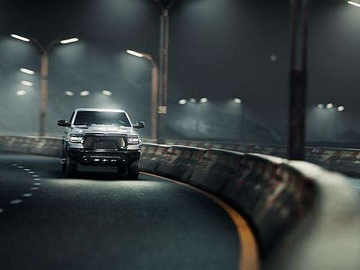 c4d汽车-踏板产品三维动画