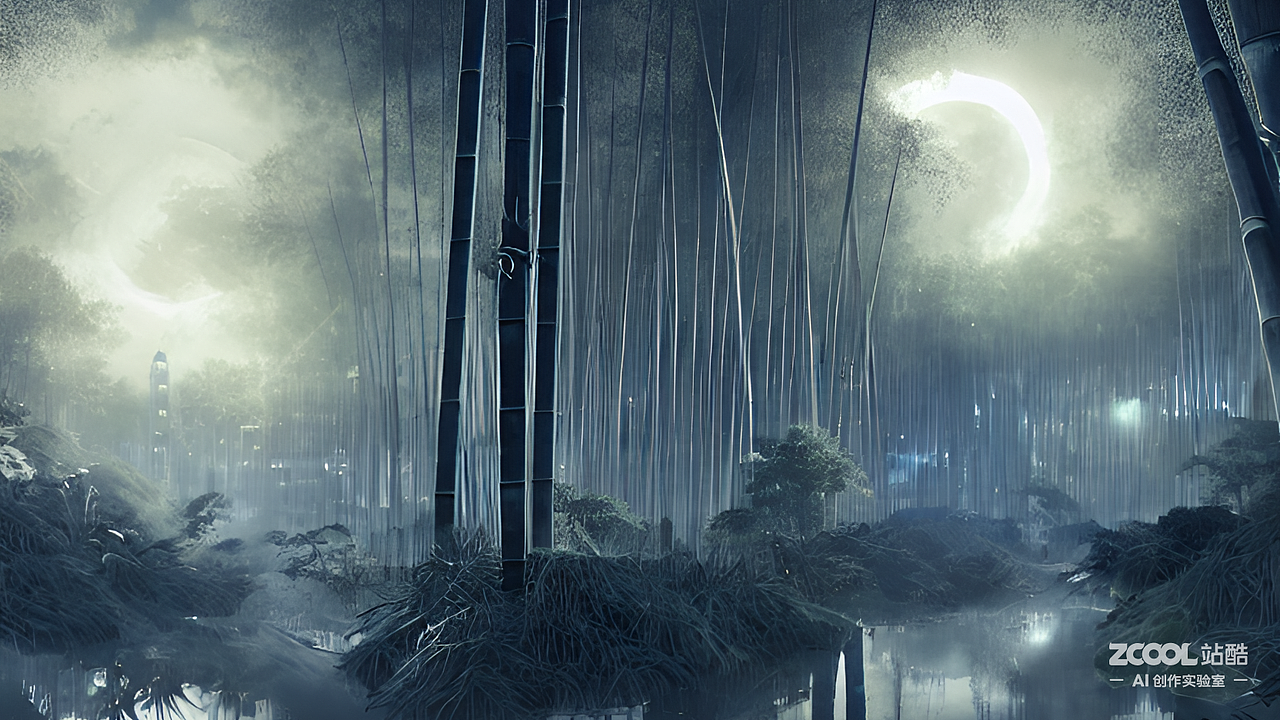 虚幻城市物语——站酷AI-LAB测试（图ZMzIxMDAwNTE2） - AI作品 - 站酷设计师MILO羽洋原创素材 - 站酷ZCOOL