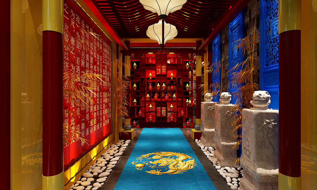 新皇室茶室设计（图ZNDU0MjU5MTY=） - 建筑/空间 - 站酷设计师BILI_DESIGN原创素材 - 站酷ZCOOL