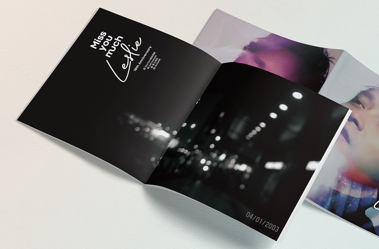 Leslie张国荣《Miss You Much》纪念册复刻版