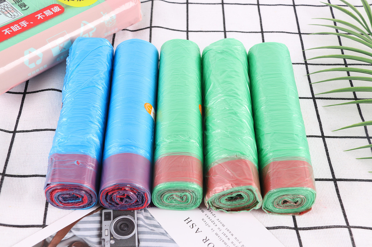 B03家务工具\C02-家务清洁用具\V12彩色抽绳垃圾袋
