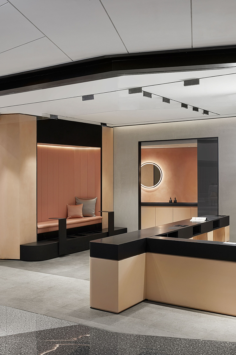 甜酷风美甲店设计🍑不妨碍高客流高坪效（图ZMzQ2MzMyMjQw） - 商业空间设计 - 站酷设计师以识空间设计原创素材 - 站酷ZCOOL