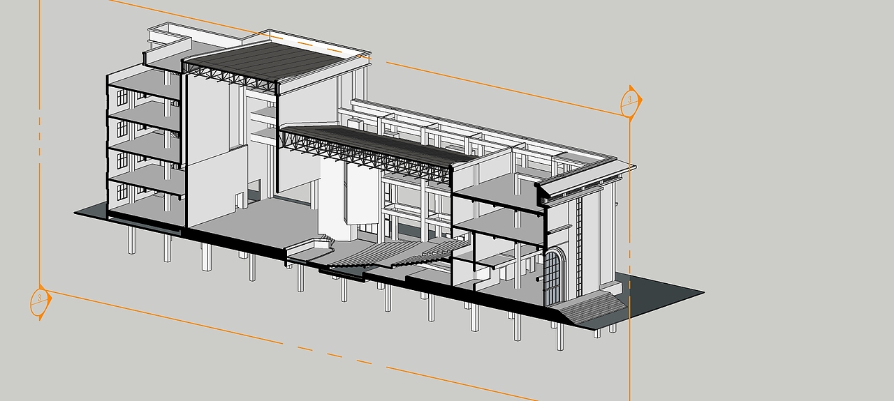 吴堡大剧院设计