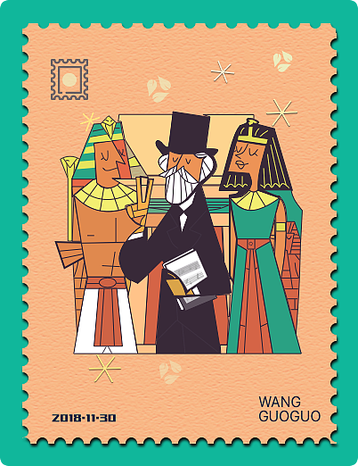 果果系列邮票插画