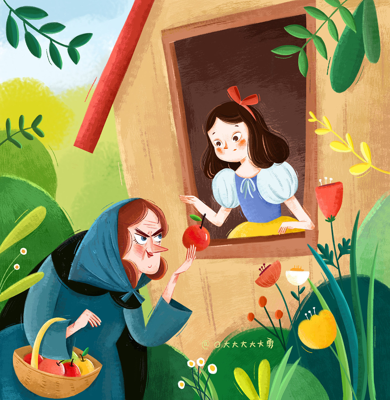 有声绘本-白雪公主_o大勇-站酷zcool