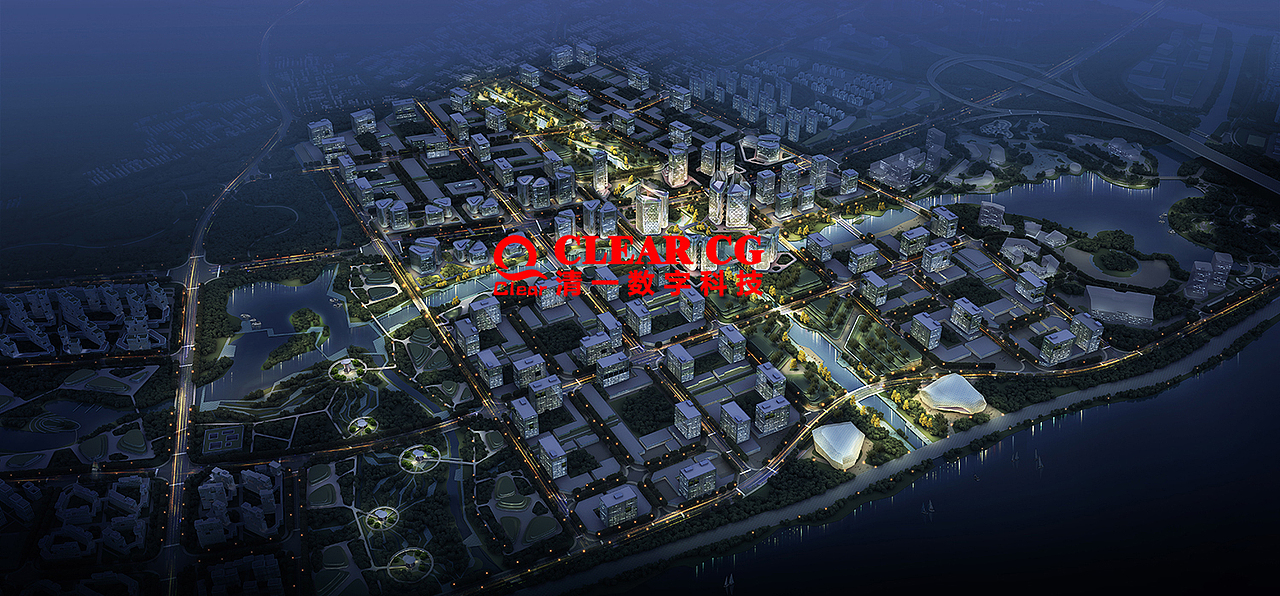 城市规划表现图（图ZMTA5Mjc4MDQ0） - 建筑/空间 - 站酷设计师清一数字科技原创素材 - 站酷ZCOOL