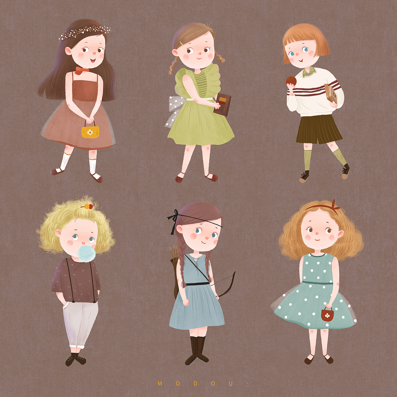 【高光+底纹】鼻头和耳朵腮红这里画上高光,个人习惯,也可不画。这里底纹随便百度了一张复古纹理纸,并设置了正片叠底+降低透明度就可以啦!此次教程就说到这里,不明白的地方可留言询问!第一次做讲解,说的有不好地方,还请大家多多包涵!最后谢谢大家来看我的画!