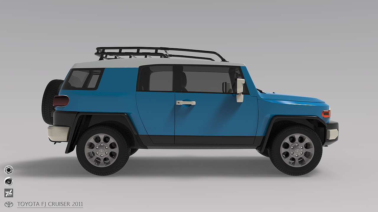 Toyota FJ Cruiser 2011渲染练习