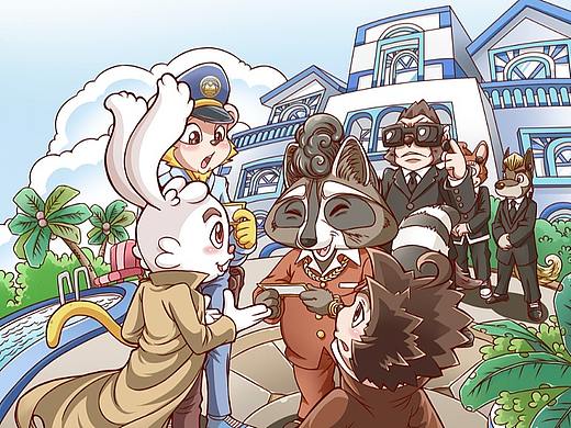 《骑士街九号》少年神探冒险推理故事配插 之三