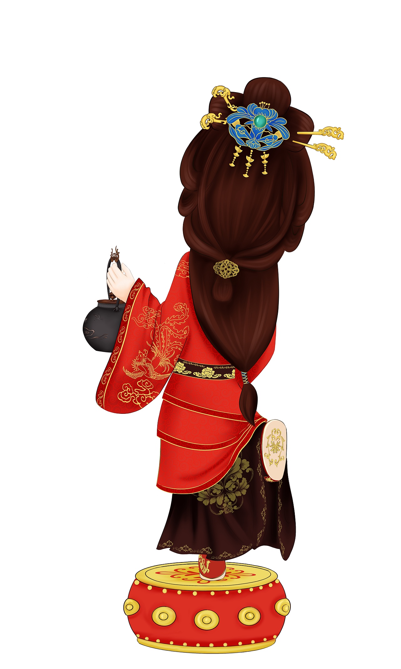 国风Q版人物设计古风卡通人物手办国风文创