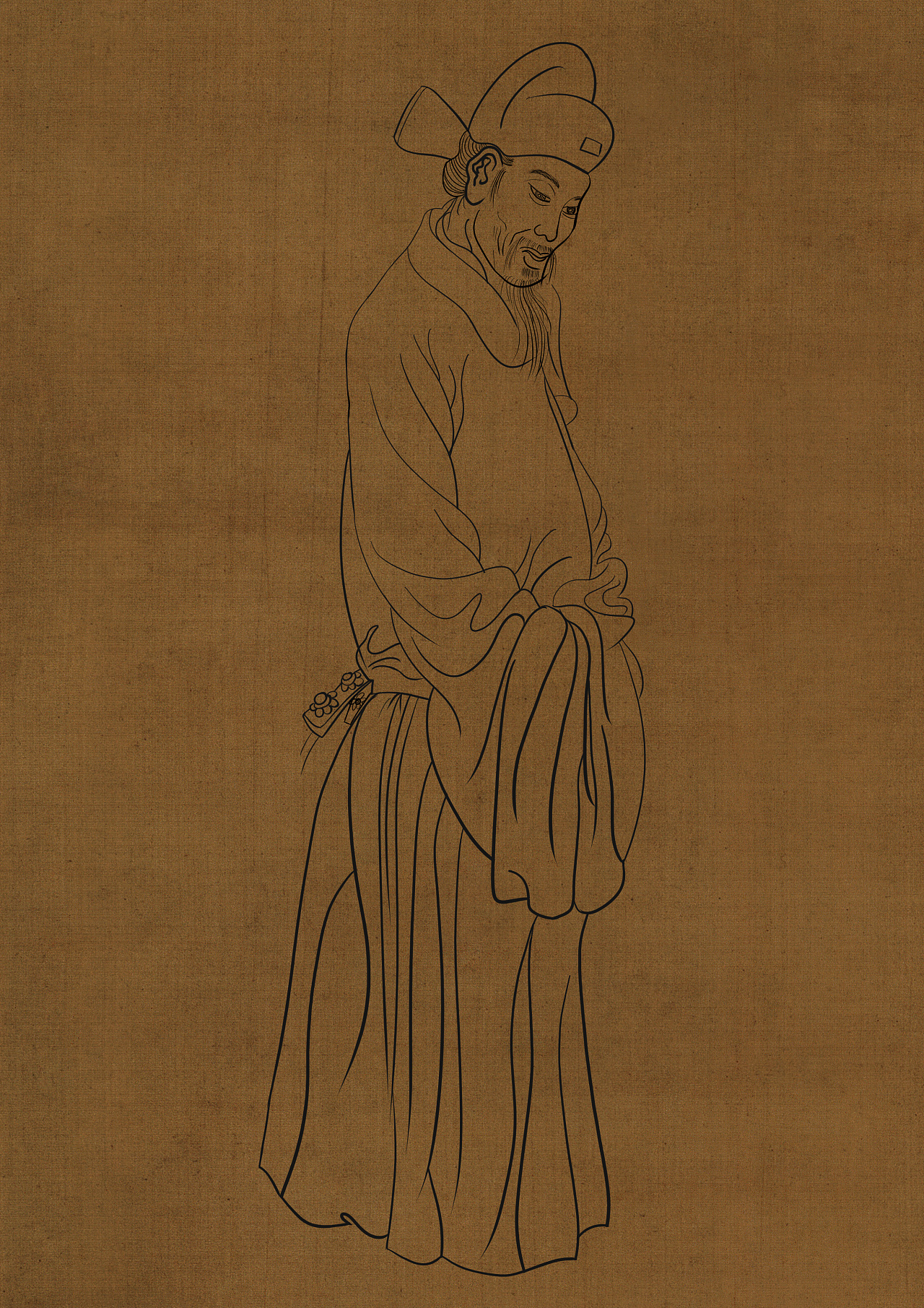 文官|插画|创作习作|六爷儿 - 临摹作品 - 站酷 (zcool)