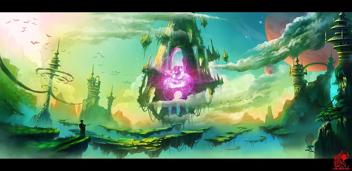 蓝铅笔 | 赵恩哲 原画场景（图ZOTQ3Nzg2MDQ=） - 游戏原画 - 站酷设计师lqbay原创素材 - 站酷ZCOOL