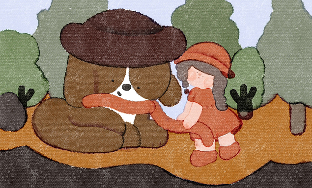 好久不见（图ZMzI0ODc4ODA0） - 儿童插画 - 站酷设计师梁柠檬梁柠檬原创素材 - 站酷ZCOOL