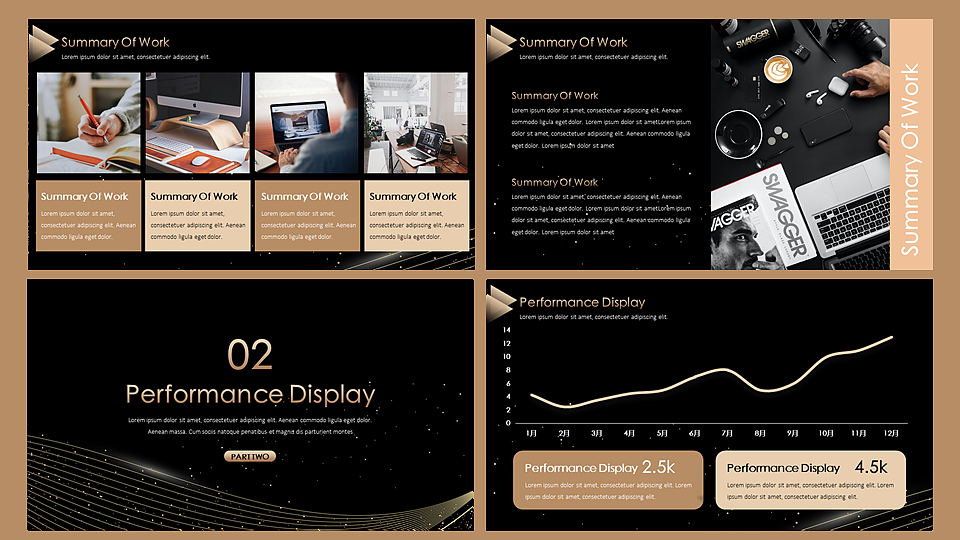 【耀你好看】年终总结高端黑金大气商务PPT7（图ZMjM3MjU3NjY0） - PPT/Keynote - 站酷设计师熊猫大人pandaren原创素材 - 站酷ZCOOL